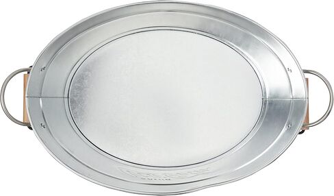 Tablecraft Galvanized Oval Beverage Tub, 5.5 Gallons in Saudi Arabia