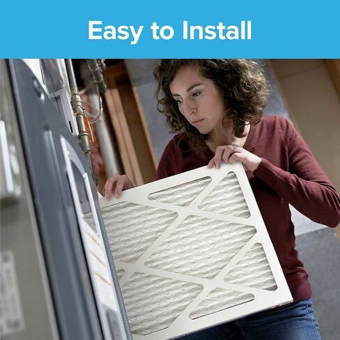 Filtrete 20x30x1 AC Furnace Air Filter, MERV 12, MPR 1500, CERTIFIED asthma & allergy friendly, 3 Month Pleated 1-Inch Electrostatic Air Cleaning Filter, 6-Pack (Actual Size 19.81x29.81x0.78 in) in Saudi Arabia