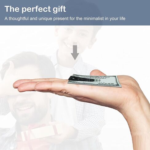 CKLT Creative Metal Money Clip,Handiness Wallet Credit Card Clip,Minimalist Front Pocket Wallet,Ideal Men's Boy's Gift in Kuwait