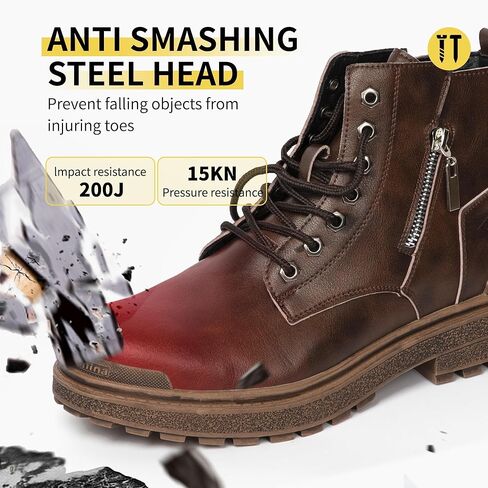 Steel Toe Shoes Lightweight Sneakers Puncture Resistant & Anti-Slip Safety Boots in Kuwait