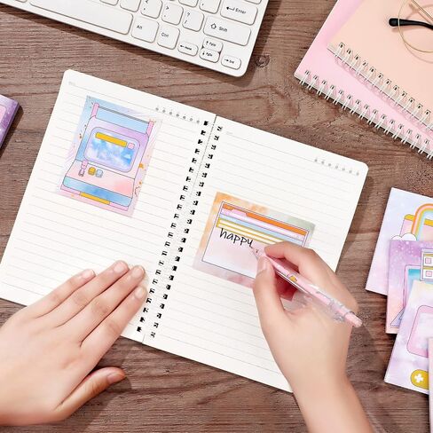 geyee 480 ورقة ملاحظات لاصقة لطيفة kawaii ملاحظة منصات متعة لزجة ملاحظات مذكرة منصات لمكتب kawaii اللوازم المدرسية الألوان المائية ملاحظات لاصقة الكمبيوتر الذاتي عصا ملاحظة 12 أنماط in Saudi Arabia