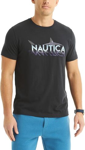 Nautica Men's Shark Week X Sustainably Crafted Graphic T-Shirt in Saudi Arabia