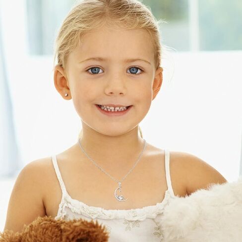 Unicorns Gifts for Girls, Rose Gold/White Gold Plated CZ Unicorn Necklace for Girls Letter Initial Unicorn Necklace Jewelry Unicorn Gifts for Girls Kids Little Girls in Saudi Arabia