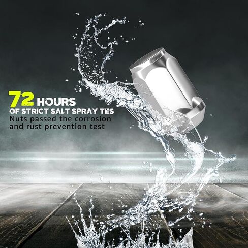 20 قطعة من YIZBAP صواميل M12x1.5، نهاية مغلقة من الكروم 12x1.5 صواميل عروة بطول 1.38 بوصة (35 مم)، من أجل 2006-2020 Fusion، 2000-2019 Focus، 2001-2022 Escape، 3/4 بوصة (19 مم) مقبض مقعد سداسي مخروطي المكسرات in Kuwait