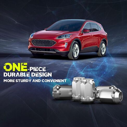 20 قطعة من YIZBAP صواميل M12x1.5، نهاية مغلقة من الكروم 12x1.5 صواميل عروة بطول 1.38 بوصة (35 مم)، من أجل 2006-2020 Fusion، 2000-2019 Focus، 2001-2022 Escape، 3/4 بوصة (19 مم) مقبض مقعد سداسي مخروطي المكسرات in Kuwait