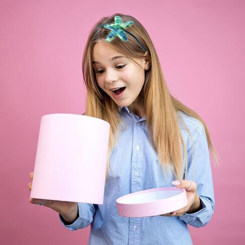 Mermaid Starfish Headband Fish Scale Hair Bands Sparkling Sea Star Hair Accessories Headpiece for Women Girls Birthday Wedding Festival Celebration Party Supplies(Blue) in Kuwait