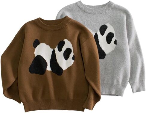 Azalquat Toddler Baby Boy Knit Sweater Pullover Cotton Cartoon Sweatshirt in Kuwait