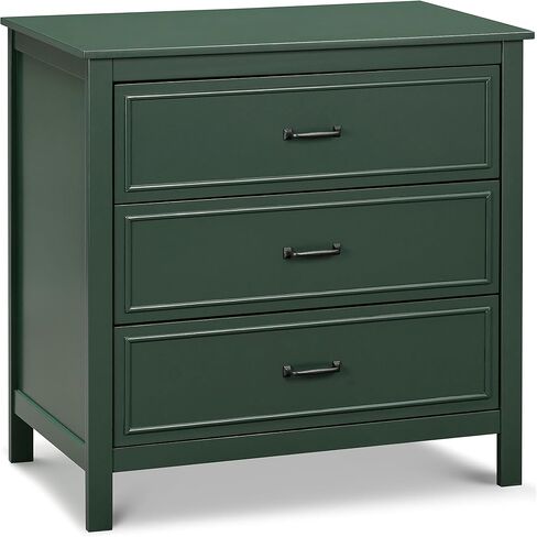 DaVinci Charlie 3-Drawer Dresser, Forest Green in Saudi Arabia
