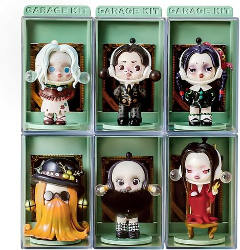 6Pcs Acrylic Display Case for Figures,Clear Display Box with ID Card Slot ,Dustproof Display Cabinet Box for Minifig and Action Figures,Collectibles ,Crystals,Rock,Mini Toys(Green) in Saudi Arabia