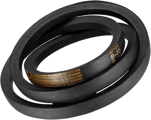 B-55 V-Belts - [55" Pitch Length x 0.63" Width x 0.43"Thickness] B-Section Rubber Drive Belt for Power Transmission Use, Black in Saudi Arabia