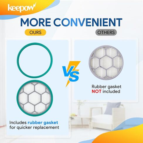 Hepa Filter Sponge Replacement for Neakasa/Neabot P1 Pro Pet Grooming Kit & Vacuum，KEEPOW 2 HEPA Filter & 4 Sponge Filter in Saudi Arabia