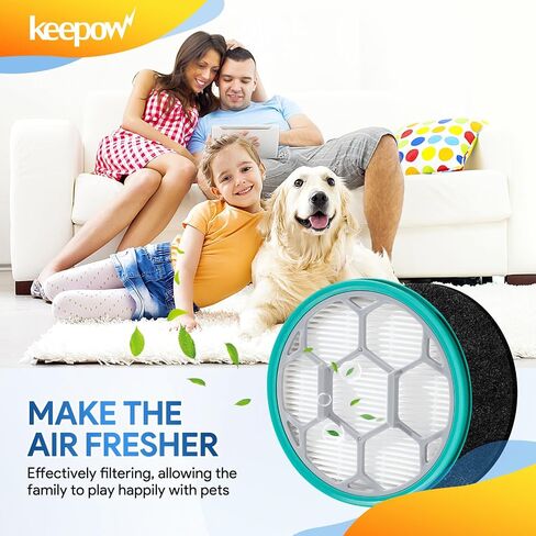 Hepa Filter Sponge Replacement for Neakasa/Neabot P1 Pro Pet Grooming Kit & Vacuum，KEEPOW 2 HEPA Filter & 4 Sponge Filter in Saudi Arabia