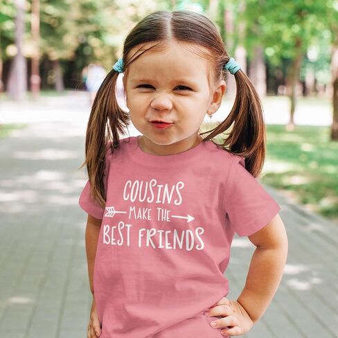 تي شيرت Cousins ​​Make The Best Friend لملابس عائلية ممتعة للأطفال والرضع in Kuwait