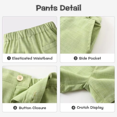 Volunboy Baby Boys Summer Suits Short Sleeve Wedding Ring Bearer Outfits 4Pcs Graduation Dress Vest Shirt Bowtie Shorts Set in Saudi Arabia