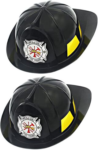2pcs Child Safety Helmet Childrens Fire Truck Firefighter Childrens Helmet Kids Pretend Playset Hat in Saudi Arabia