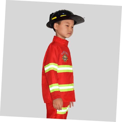 2pcs Child Safety Helmet Childrens Fire Truck Firefighter Childrens Helmet Kids Pretend Playset Hat in Saudi Arabia