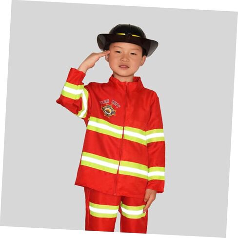 2pcs Child Safety Helmet Childrens Fire Truck Firefighter Childrens Helmet Kids Pretend Playset Hat in Saudi Arabia