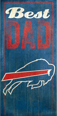 Fan Creations Buffalo Bills 6'' x 12'' Best Dad Sign in Saudi Arabia