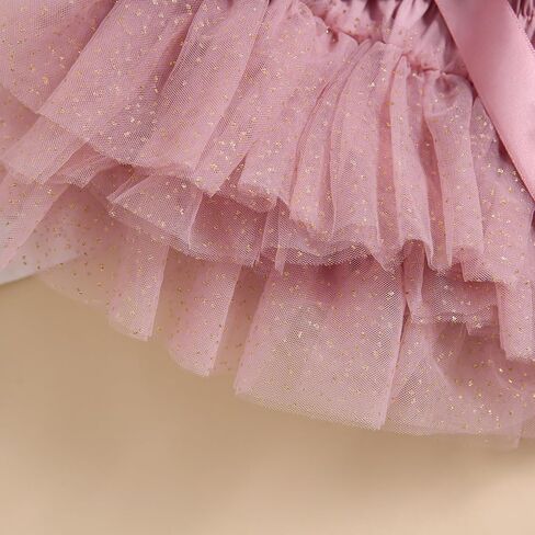 Baby Girls My 1st Birthday Outfits Long Sleeve Floral Lace Romper + Tutu Skirt + Headband Set in Saudi Arabia