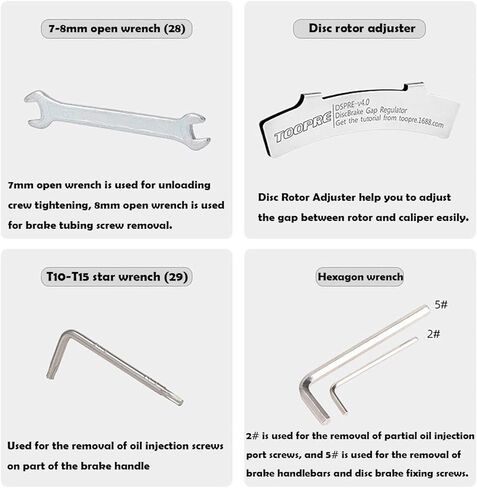 المهنية دراجة الصحن الهيدروليكي الفرامل الزيوت المعدنية عدة تنزف لشيمانو، ماجورا، TEKTRO، SRAM سلسلة أدوات إصلاح الفرامل الدراجة الجبلية in Kuwait