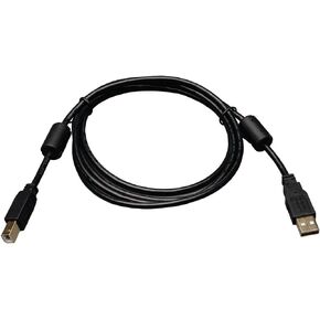 Tripp Lite USB 2.0 Hi-Speed A/B Cable with Ferrite Chokes (M/M) 3-ft. (U023-003)