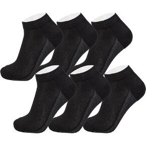 Alpine Swiss Mens Athletic Performance Low Cut Ankle Socks Breathable Cotton Multipack Socks