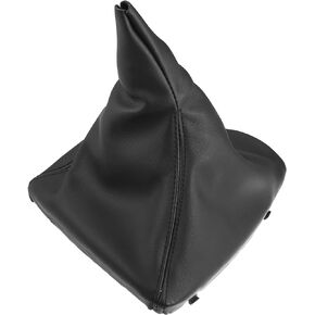 X AUTOHAUX Shift Boot Cover Gear Shift Knob Handbrake Gaiter Boot PU Leather for BMW E90 E91 E92 E93 3-Series 328i 335i