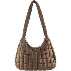 حقيبة يد مبطنة من Juoxeepy حقيبة كروس كبيرة منتفخة للنساء مبطنة حقيبة كتف منتفخة حقيبة هوبو in Kuwait