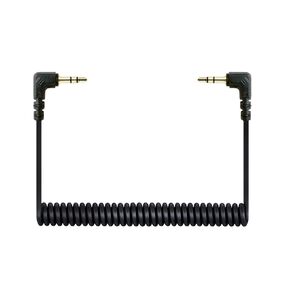 UNCLE LIGHT Replacement SC2 Coiled Microphone Cable for Cameras Video Recorders, 3.5mm Stereo TRS Male to 3.5mm Male Stereo TRS Adapter, Compatible with Canon Nikon DSLR SLR Camera etc