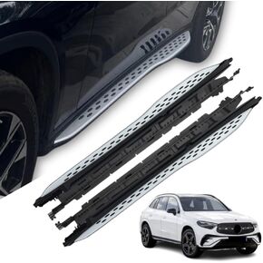 Side Steps Fit for Compatible with Mercedes Benz GLC,GLC Coupe,X254 GLC300 2023 2024 Running Board Nerf Bar