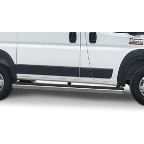 لوحات تشغيل APS مقاس 6 بوصة باللون الأسود غير اللامع متوافقة مع Ram ProMaster 2014-2023 بالحجم الكامل Van 118 بوصة قاعدة العجلات 3 أبواب فقط (قضبان Nerf وخطوات جانبية وقضبان جانبية) in Saudi Arabia