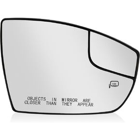 Passenger Right Side Heated Mirror Glass Exterior Rear View Mirror Glass CJ5Z17K707A Side View Heated Convex Mirror Glass With Rear Holder For 2013 2014 2015 2016 Ford Escape 2013-2018 Ford C-Max