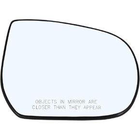 Passenger Side Mirror Glass Assembly With Plastic Backing Plate (Non-Heated) Compatible with 2001-2007 Ford Escape, 2005-2007 Mercury Mariner