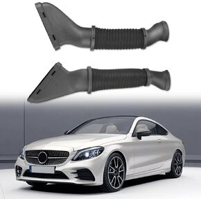 Pair of Air Cleaner Intake Hose 2780902482 + 2780902582 Compatible with Mercedes Benz W166 GL450 GL550 GLS550 ML550 V8 2012-2018