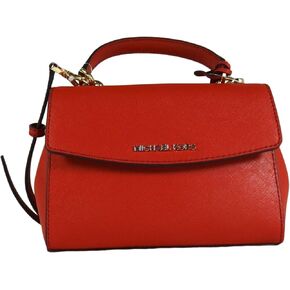 مجموعة مايكل كورس من جلد سافيانو قرمزي Jet Set Ava Extra Small XS Crossbody in Saudi Arabia