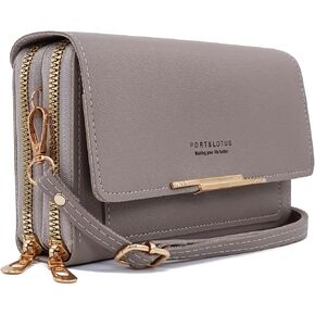 PORT&LOTUS Crossbody Handbag for Women PU Leather Bag