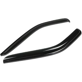 DNA MOTORING WVS-234 Dark Smoke Vent Window Visor Deflector Rain/Sun Guard (2pcs), 1 Pack