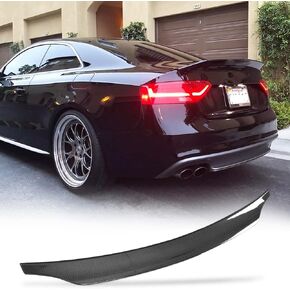 Carbon Fiber Trunk Spoiler for Audi S5 2-Door Coupe 2008-2016 Rear Spoiler Rear Wing Spoiler Boot Lid Factory Outlet (S5 2-Door)