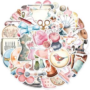 50pcs Vintage Fairy Stickers for Scrapbook, Retro Oil Angel Stickers Butterfly Deal Aesthetic Vinyl Flower Fairy Patch for Scrapbooking Hand Ledger Phone Case Laptop Diary DIY Crafts (Fairy)