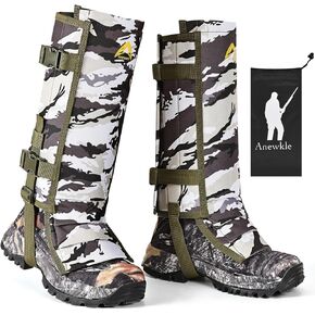 Snake Gaiters Leg Guards Waterproof Snake Guard Chaps Snake Chaps Bite Protection Adjustable Leg Gaiters Fit for Men & Women