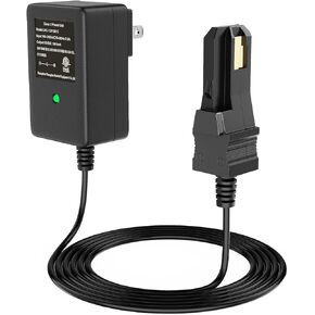 12-Volt Power Adapter with Duckbill Connector for Fisher Price Power Wheels Battery,Gray Battery and Orange Top Battery, UL Listed Replacement Charger