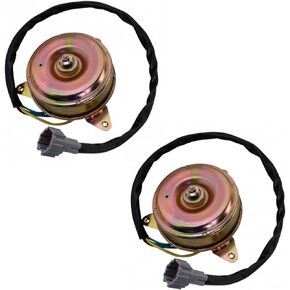 TRQ Radiator Cooling Fan Motor Set LH & RH Sides for Infiniti G35 Nissan 350Z