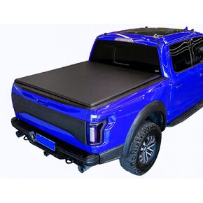 Soft Roll-Up Truck Bed Tonneau Cover Compatible for 2000-2004 Dodge Dakota Quad Cab 5' Bed Fleetside