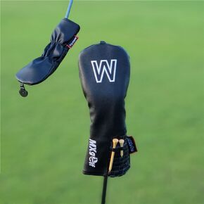 Golf Club Head Covers with 2 Golf Tees for Driver Fairway Woods Head Cover Wood Headcovers PU Golf for All Woods and Drivers