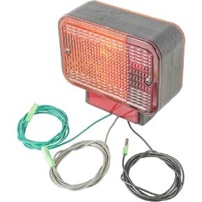 Caltric Left Side Tail Light Compatible with John Deere 2305/2320 / 2520/2720 / 3120/3203 / 3320/3520 / 3720/4105 / 4200/4300 / 4400/4500 / 4600/4700 / LVA14365 AM120359