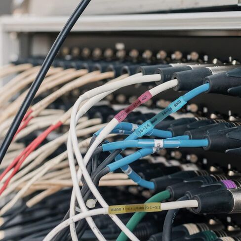 16-14 AWG موصلات بعقب قابلة للانكماش الحراري - 100 قطعة باللون الأزرق معزول مقاوم للماء سلك كهربائي للسيارات البحرية موصل لصق محطات أسلاك تجعيد in Kuwait