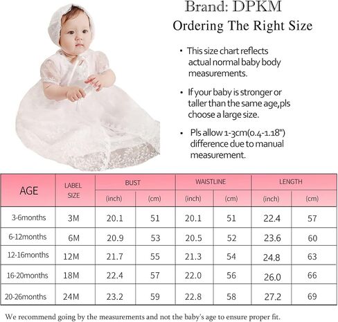 Baby Girl Baptism Dress 3PCS Infant Embroidered Christening Formal Gowns Outfit for Party Wedding in Saudi Arabia