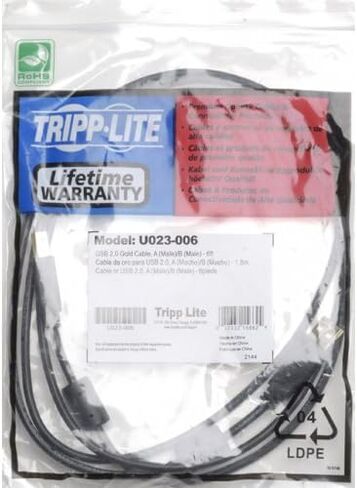 Tripp Lite USB 2.0 Hi-Speed A/B Cable with Ferrite Chokes (M/M) 3-ft. (U023-003) in Saudi Arabia