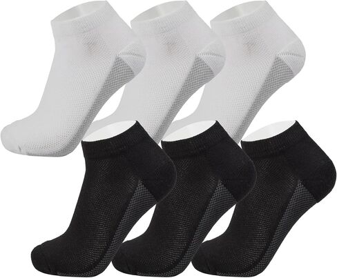 Alpine Swiss Mens Athletic Performance Low Cut Ankle Socks Breathable Cotton Multipack Socks in Saudi Arabia