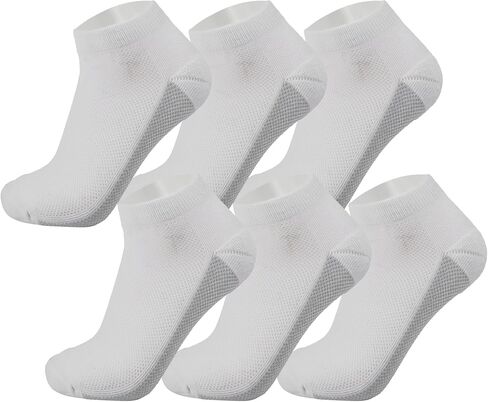 Alpine Swiss Mens Athletic Performance Low Cut Ankle Socks Breathable Cotton Multipack Socks in Saudi Arabia